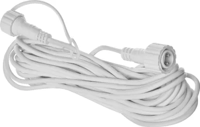 Prodlužovací kabel pro spojovací řetězy Profi bílý, 10 m, venkovní i vnitřní