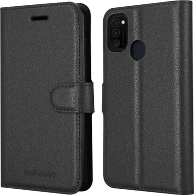 Immagine prodotto di Cadorabo cover per Samsung Galaxy M21 / M30s cover protettiva in nero custodia per cellulare cover chiusura magnetica