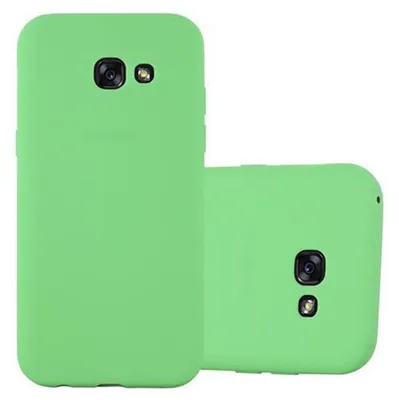 Immagine prodotto di Cadorabo custodia per Samsung Galaxy A5 2017 custodia protettiva in verde custodia per telefono cellulare TPU custodia in silicone cover