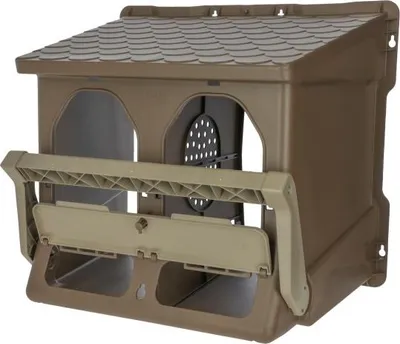 Immagine prodotto di KERBL Doppellegenest Nestbox recyceltem Kunststoff Eierablage Braun 73146/1