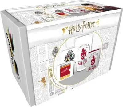 Obrázek produktu pro Harry Potter – dárková krabička „Quidditch“, keramika, korek, karton, sklo CD2361 (jednotná velikost) (barevná)