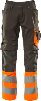 Produktbild von Mascot Leeds Arbeitshose Gr. 82C52 dunkelanthrazit/hi-vis orange