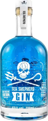 Produktbild von Sea Shepherd Blue Ocean Gin 700ml 43,1% Vol