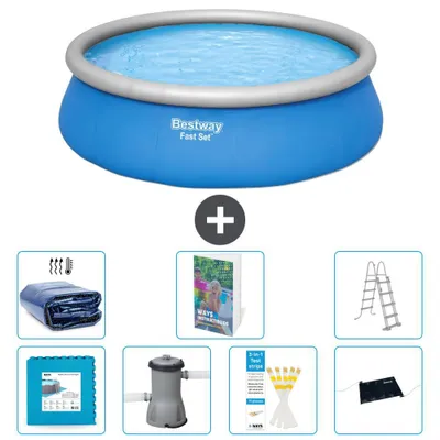 Produktbild von Bestway Fast Set Rund - 457x122 cm - 8-teilig  S514