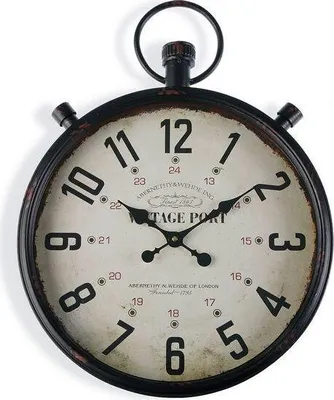 Produktbild von Wanduhr Metall (7 x 60 x 44 cm)
