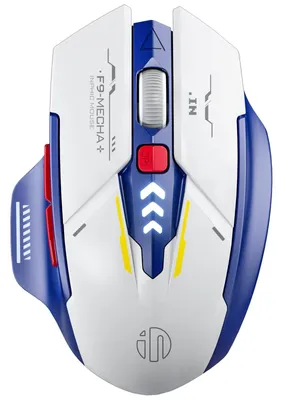 Zdjęcie produktu dla Bezprzewodowa mysz gamingowa, ładowalna, 12800 DPI, RGB, trójmodowa łączność, kolor niebieski