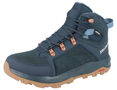 Produktbild von SALOMON Outchill TS Damen Winter Hikingstiefel blau Nubukleder - Größe: UK 7,5