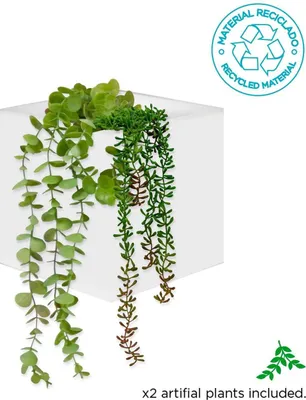 Produktbild von NewGarden WALLY POT Wand-Blumentopf für Kunstpflanzen 18x18x18cm