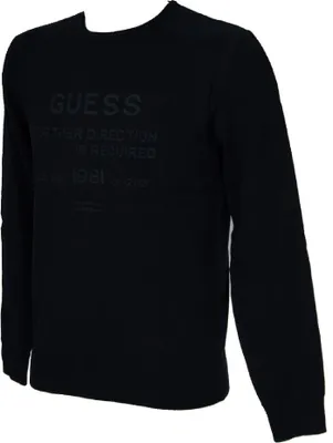 Produktbild von GUESS Langarmpullover mit Rundhalsausschnitt Artikel M62R00 Z0990, S, Cotone 78%,Poliammide 22%