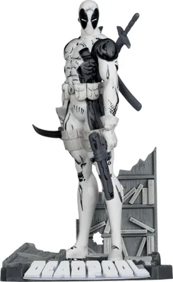 Image de Marvel Collection PVC Statue 1/10 Deadpool (The New Mutants #98) (Line Art) (Gold Label) 17 cm