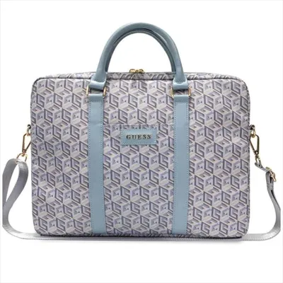 Produktbild von Guess Torba Universelle Notebook 16" Tasche GCube Stripes Blau