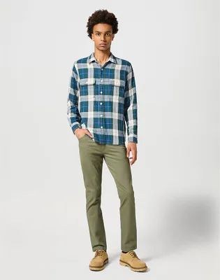 Obrázok produktu pre Wrangler Larston, nohavice, béžová farba, veľkosť 31/32, pánske, béžová farba, veľkosť 31