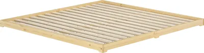 Produktbild von Extra flaches Futonbett 180x200 Kiefer lackiert Ehebett V-60.47K-18Rollrost inkl.