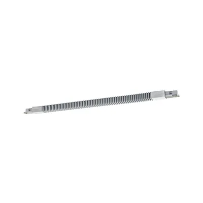 Productafbeelding van Paulmann railsysteem VariLine Flex, verbinder 400, 2 fasen, max. 2000W per fase, aluminium geborsteld, 230V. Met