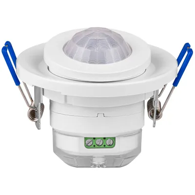Produktbild von MasterLED PIR Einbau-Bewegungsmelder 360°, einstellbar, 220–240V, Weiß