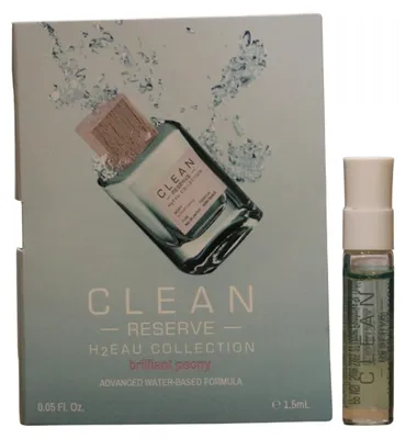 Obrázek produktu pro Clean, H2Eau Brilliant Peony, toaletní voda, unisex, 1,5 ml *Vzorek