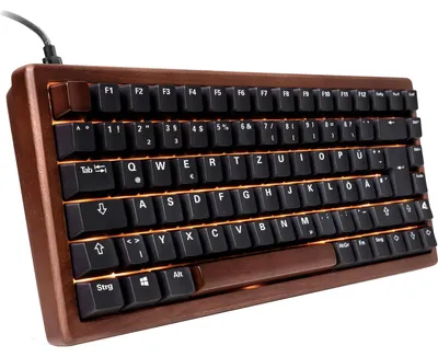 Image de Sharkoon 4044951042708 Sharkoon Gaming Tastatur Skiller SGK50S3 Wood schwarz