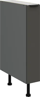 Produktbild von LUNARA Auszugsschrank – Breite 15 cm, Graphit/Anthrazit