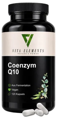 Vita Elements Co-enzym Q10 200 mg, losse verpakking.