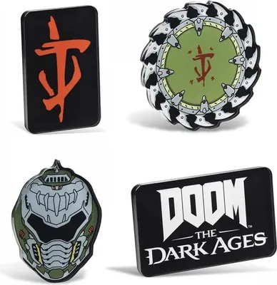 Produktbild von Doom The Dark Ages Magnet-Set Icons