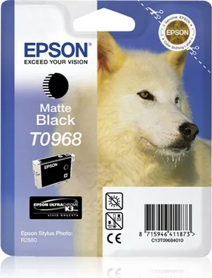 Immagine prodotto di Epson C13T09684010 Epson Tintenpatrone matte black T 096 UltraChrome K 3     T 0968