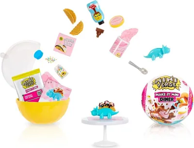 Obrázok produktu pre Miniverse Make It Mini Foods: Diner in PDQ Series 4 (Wave A), 8 rok / roky, Viacfarebný, Plast