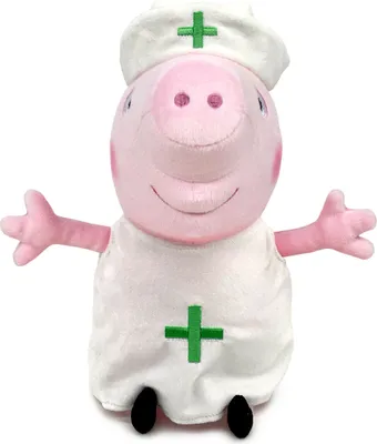 Produktbild von Peppa Pig Krankenschwester - Plüschfigur 20cm