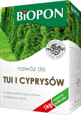 Immagine prodotto di Concime per siepi di cipresso Thuja Concime per conifere Thuja Per 40 piante 1kg
