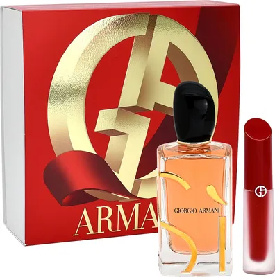 Produktbild von Giorgio Armani Si Intense 100ml Eau de Parfum & Lip Maestro Satin 12 4ml