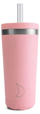Produktbild von Chilly's Original Thermosbecher mit Strohhalm 500 ml Pastellrosa