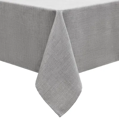 Productafbeelding van Linnenlook tafelkleed, 140 x 180 cm, lichtgrijs, rechthoekig