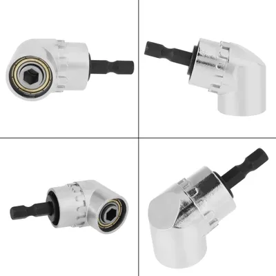 Image de adaptateur 1/4in 105 Degree Angle Hex Extension Drill Bit Adjustable Screwdriver Socket Holder Adapter