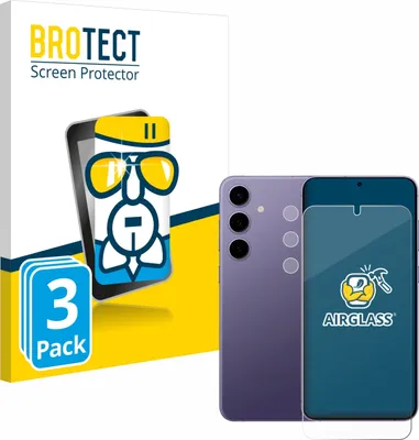 Produktbild von 3x BROTECT Schutzglas für Samsung Galaxy S24 Plus (Display+Kamera) Schutzfolie Panzer Folie Glas Display Schutz klar