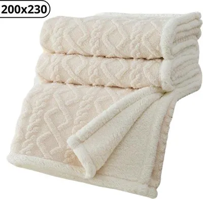 Zdjęcie produktu dla Unyqoos® Elektryczna kołdra grzewcza 150x200 cm – plusz/polar i wełna, biała, z wieloma ustawieniami temperatury i automatycznym wyłączaniem, idealna do sofy i łóżka