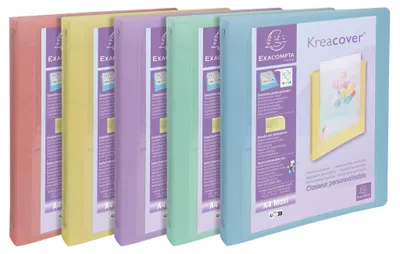Obrázok produktu pre Ringbuch 4R 30mm PP A4+ Krea Pastel