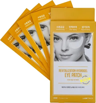 Obrázek produktu pro Wooshin Labottach Revitalization Hydrogel Eye Patch a'4 – revitalizační pečující maska pro pleť pod očima, 4 páry