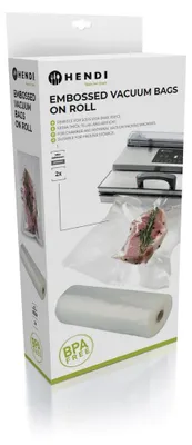 Immagine prodotto di Sacchetti sottovuoto Hendi 2 rotoli 6000X280mm per sous-vid e aspirazione