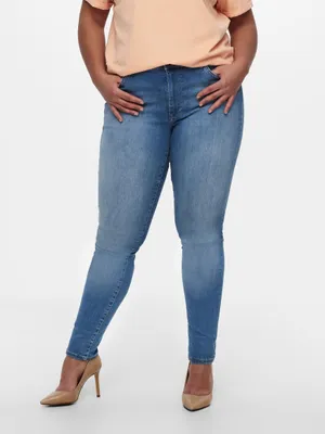 Produktbild von ONLY CARMAKOMA Curvy Skinny Jeans Stretch Denim Hose Plus Size Pants CARMAYA Größe: 54W / 30L