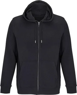 Produktbild von SOLs 04237 | Uni Full-Zip Hoodie Calipso Uni Kapuzenjacke - Farbe: Black - Größe: L
