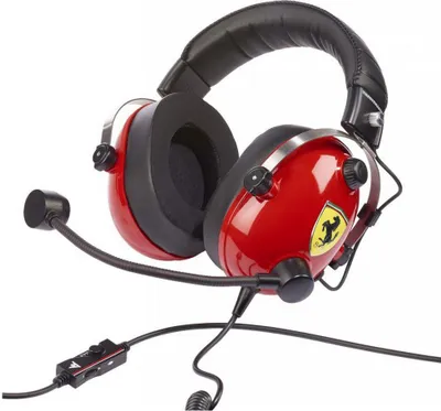 Produktbild von Thrustmaster T.Racing Scuderia Ferrari Edition-DTS – Gaming-Headset für Renn-Simulationen für PC/PS4/Xbox One/Nintendo Switch