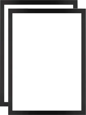 Produktbild von 2 Stück Diamond Painting Rahmen, 30 x 40 cm Diamant Painting Bilderrahmen, Magnetischer Rahmen, für Wanddekoration zu Hause, Schwarz