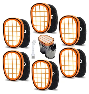 Produktbild von 6er Pack Filter FC5005/01, Ersatzfilter für Philips SpeedPro Max Akkustaubsauger FC6812 FC6813 FC6822 FC6823 FC6826 FC6723/01 FC6901-FC6904 XC7042/01