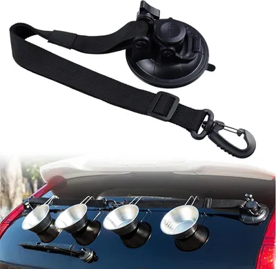 Imagen del producto de Sujetador para puertas de caravanas con ventosas, ajustable de 38 a 92 cm, capacidad de carga de aproximadamente 7 kg