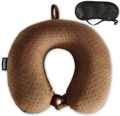 Productafbeelding van Travel Pillow U Vorm, Geheugenschuim Neksteun Kussen, 30x30x10 cm, voor Vliegen, Treinen, Auto