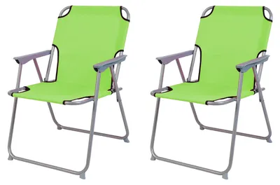 Image de 2'er set chaise de camping tissu Oxfort métal différentes couleurs