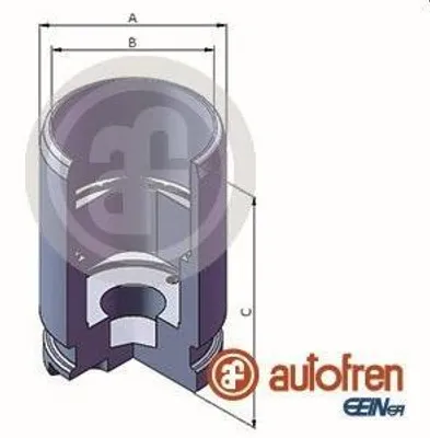 Produktbild von AUTOFREN SEINSA D025334 Kolben, Bremssattel D025334