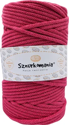 Produktbild von Baumwollkordel mit einem Kern 5mm 100m, Makrameegarn, Makrameekordel, Häkelkordel, Makrameekordel, Naturgarn, 5mm Kordel, geflochtene Baumwollkordel,