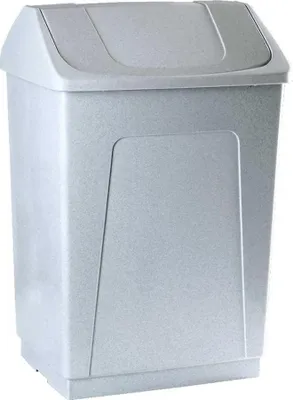 Immagine prodotto di Cestino Denox con coperchio incernierato 55l bianco