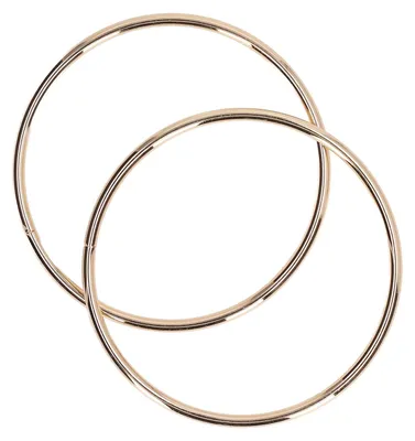 Imagen del producto de Solidchoice - Accesorios DIY para asas de bolsos tipo "handtash", 2 unidades, hierro en color dorado claro