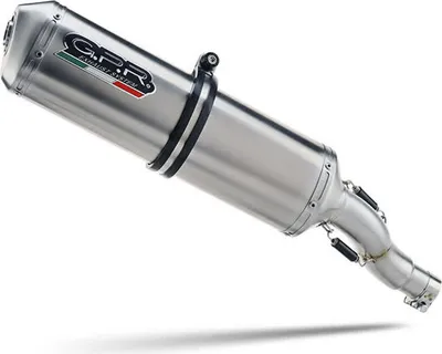 Zdjęcie produktu dla Kompletny układ wydechowy GPR Satinox z katalizatorem do Suzuki Burgman AN 650 2013-2016